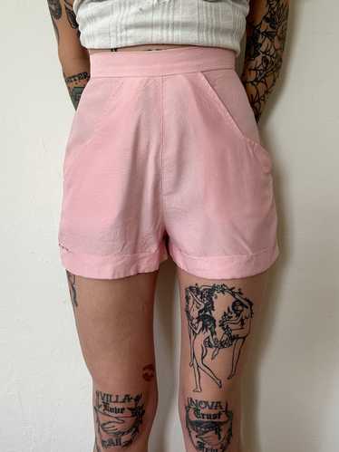 1950s Rayon Pink Shorties
