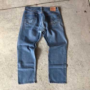 Vintage Levi's 501 Light Washed Denim Jeans - image 1