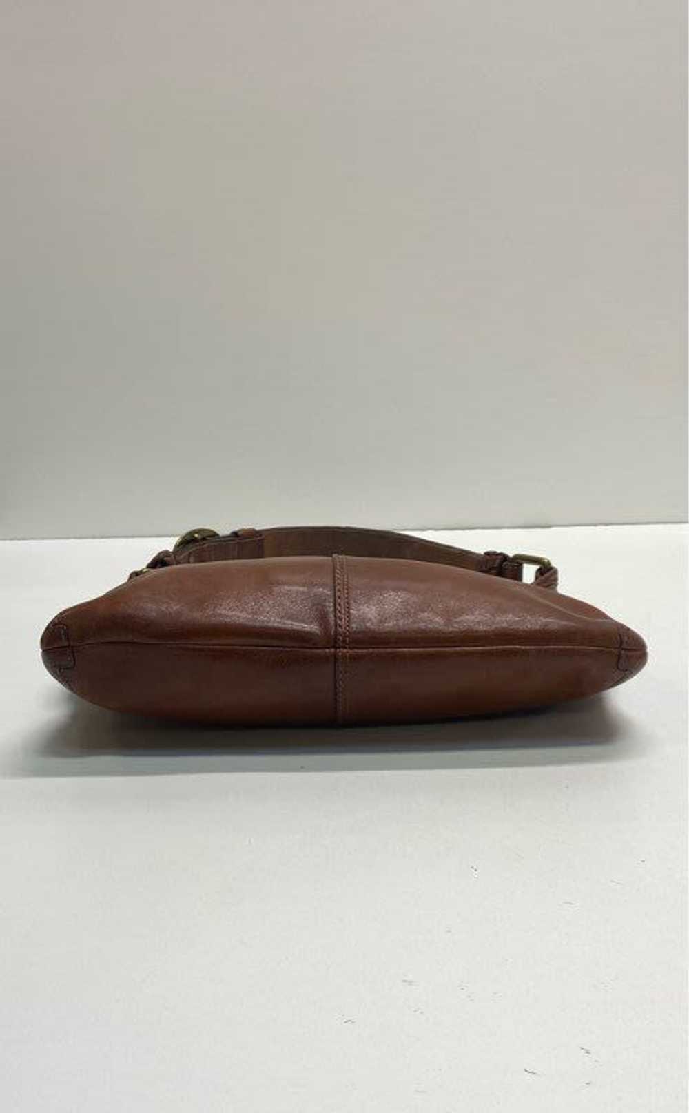 COACH 11416 Bleeker Brown Leather Shoulder Satche… - image 7