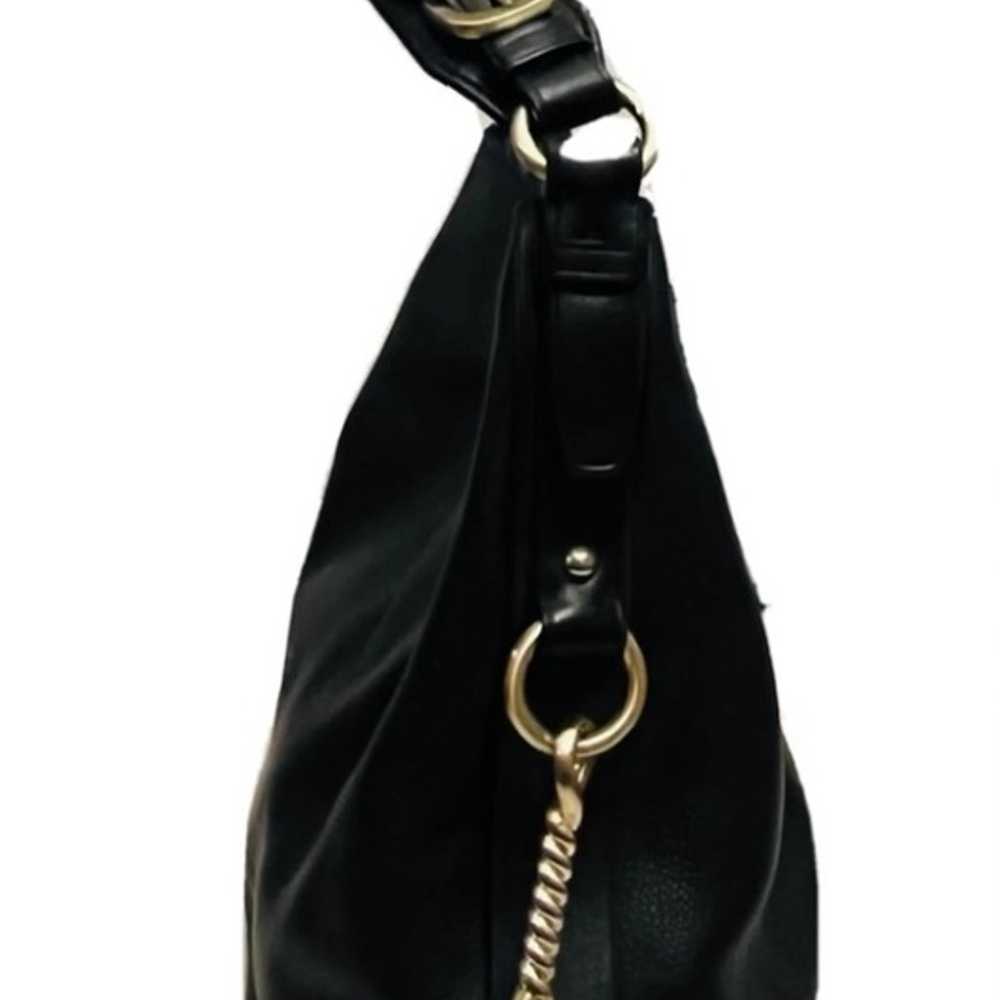 New ‘MICHAEL KORS’ Black Patent Soft Leather Shou… - image 3