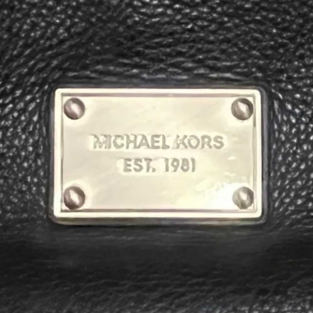 New ‘MICHAEL KORS’ Black Patent Soft Leather Shou… - image 7