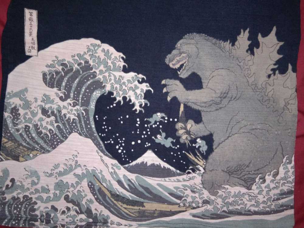 Japanese Brand Godzilla vs The Great Wave off Kan… - image 1
