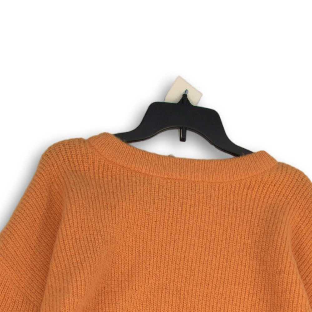 Unbranded On 34th Womens Orange Round Neck Long S… - image 3