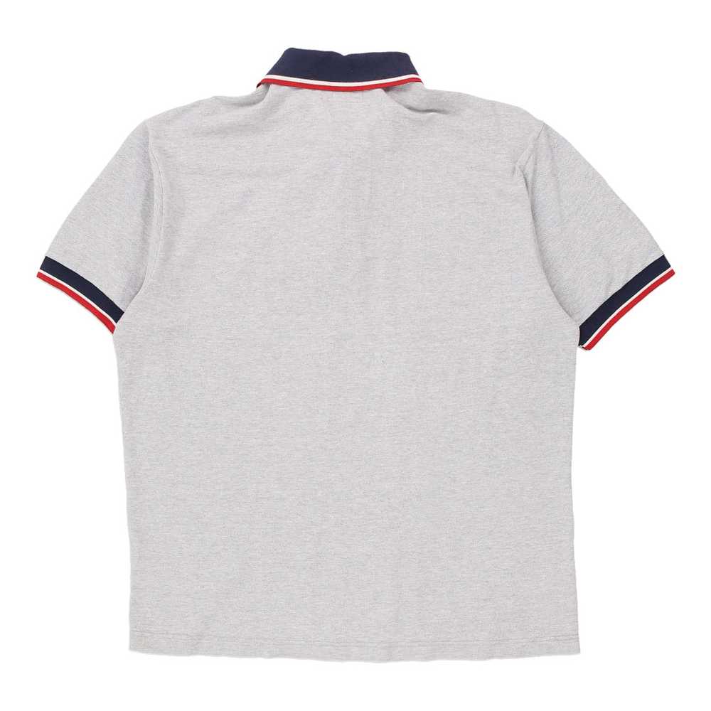 USA North Sails Polo Shirt - Large Grey Cotton - image 2