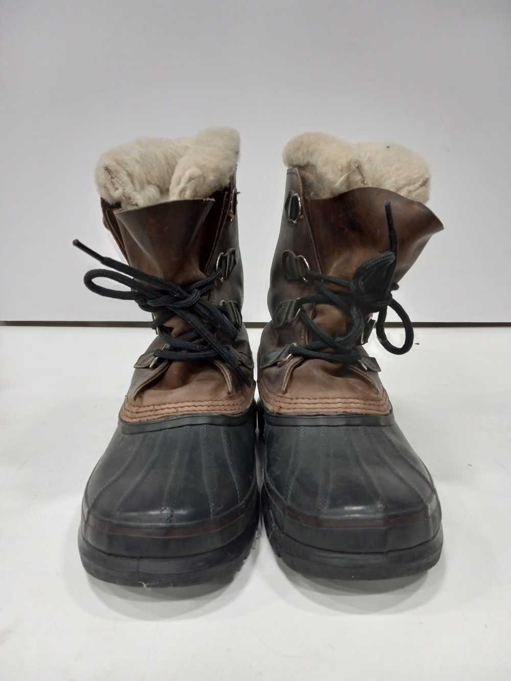 Sorel Big Horn Men's Brown Boots Size 8 - image 2