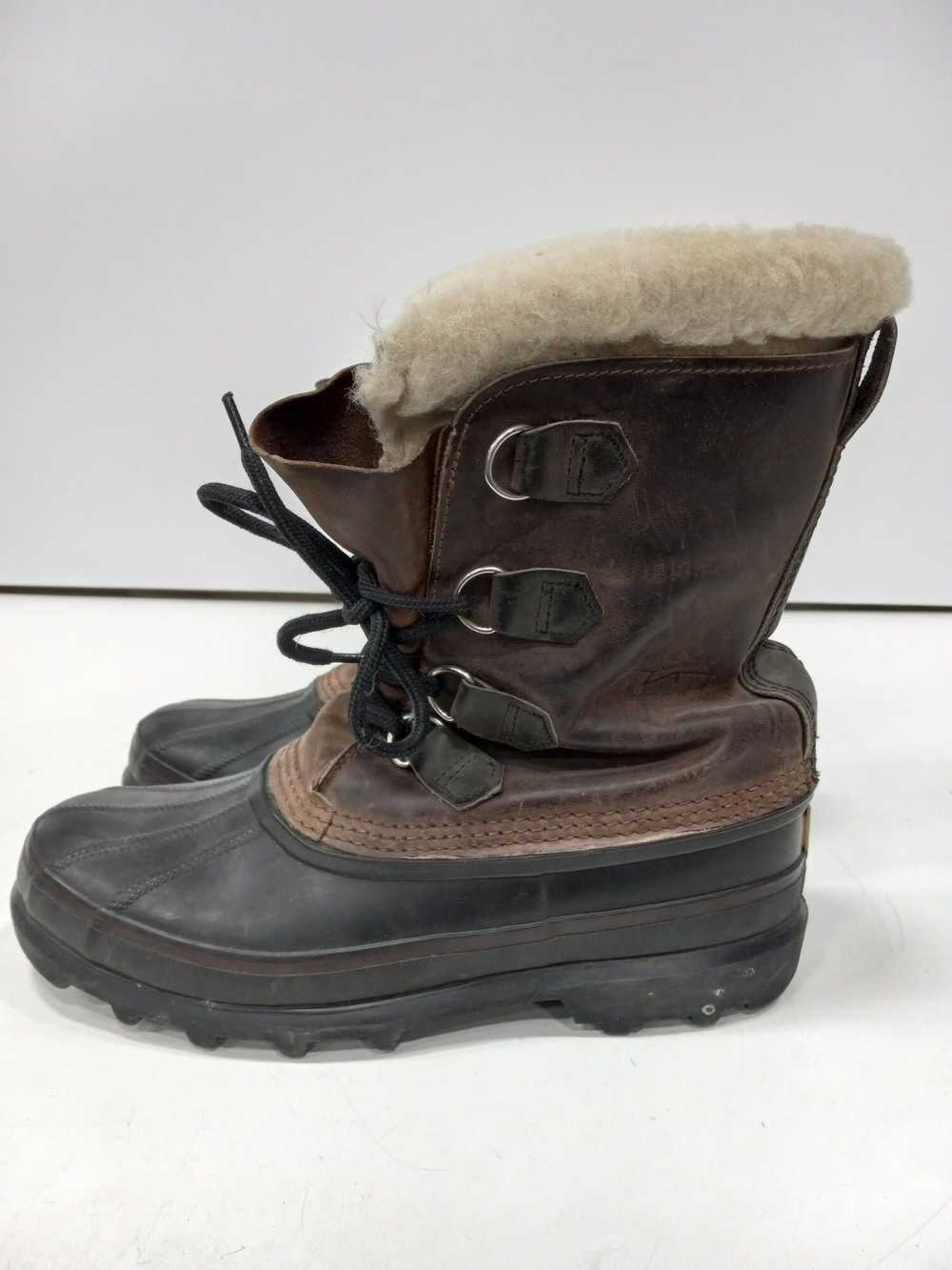 Sorel Big Horn Men's Brown Boots Size 8 - image 3