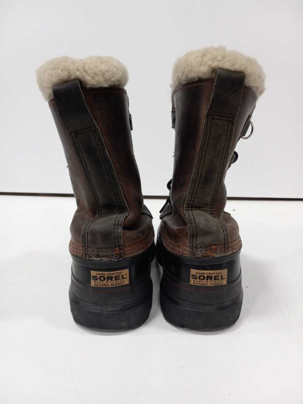 Sorel Big Horn Men's Brown Boots Size 8 - image 4