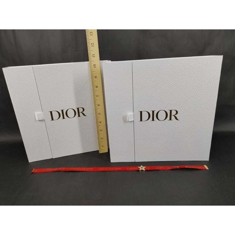 Dior CHRISTIAN DIOR White & Gold Shirt Dress text… - image 2