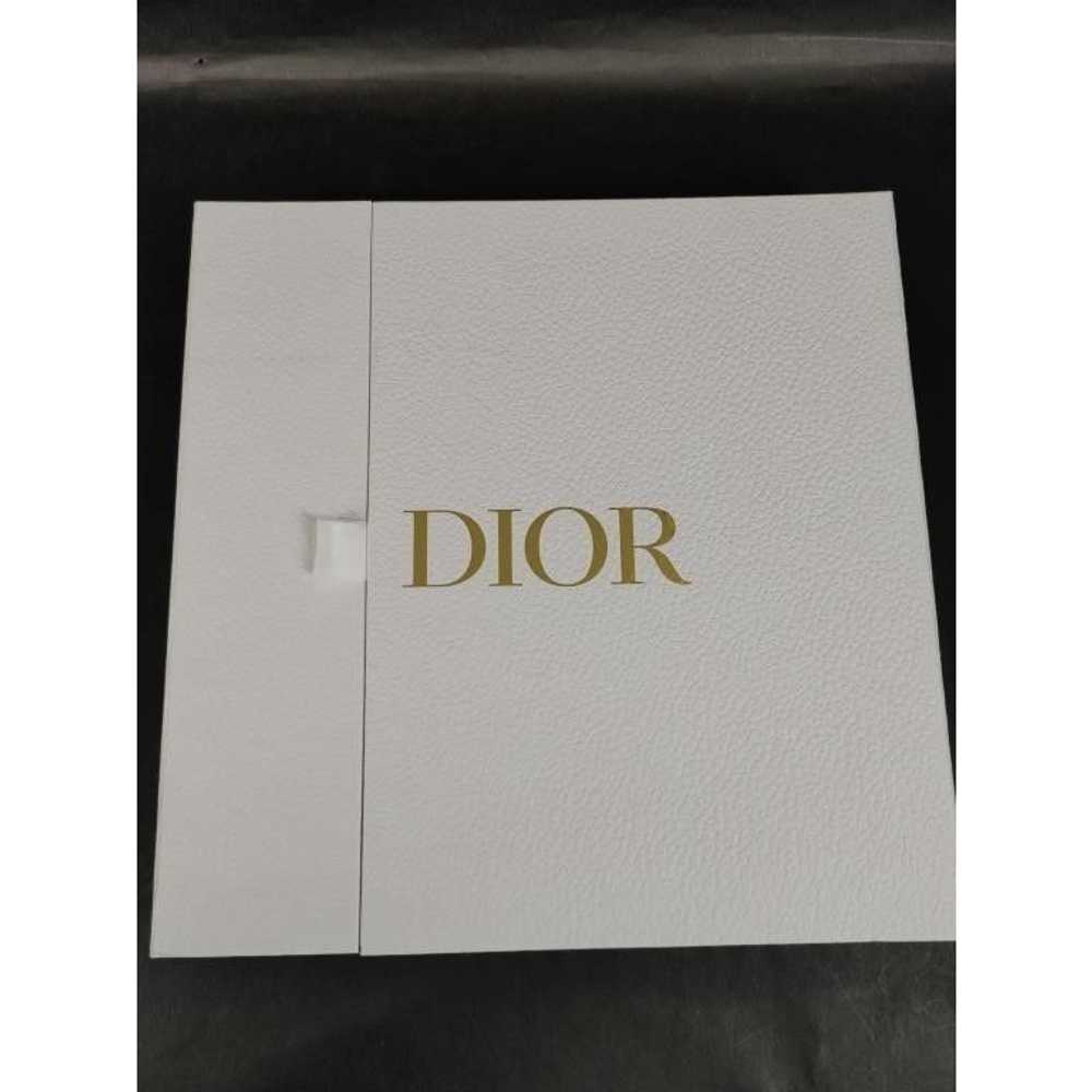 Dior CHRISTIAN DIOR White & Gold Shirt Dress text… - image 3
