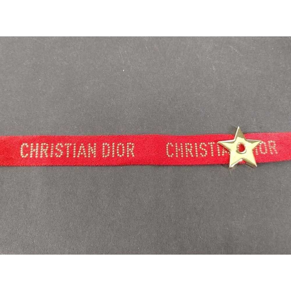 Dior CHRISTIAN DIOR White & Gold Shirt Dress text… - image 5