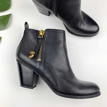 Franco Sarto Diana Ankle Boots Black Booties Doub… - image 1