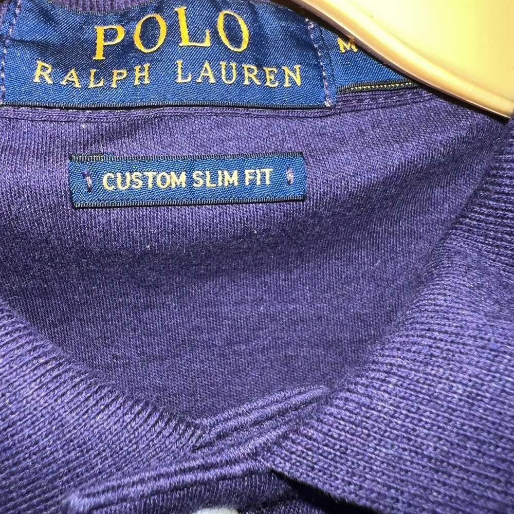 Polo Ralph Lauren Sz M Polo Ralph Lauren Purple P… - image 4