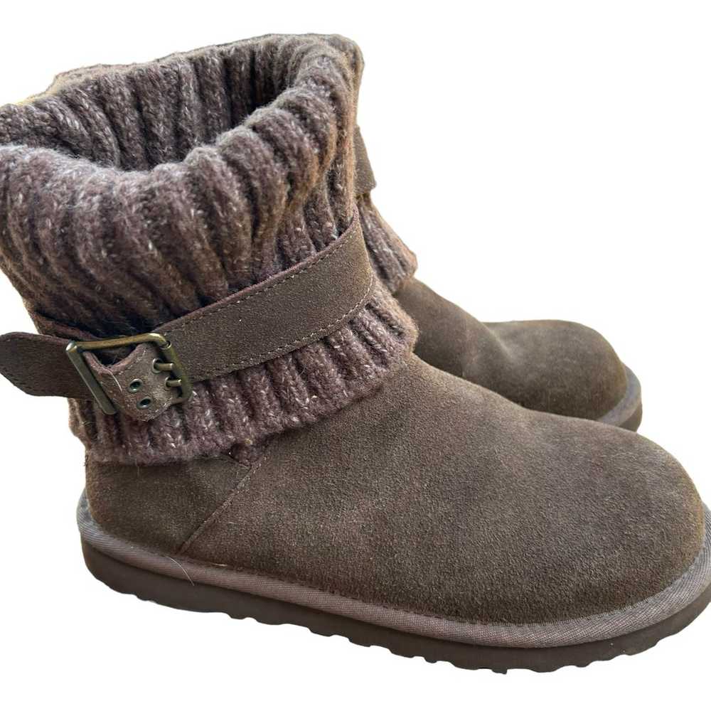 Ugg Womens Cambridge Knit Boots Womens sz 8 Brown - image 3
