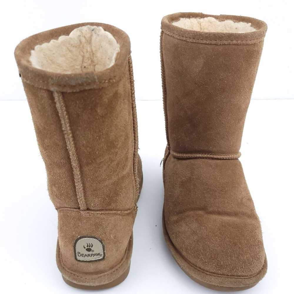 BearPaw Adele Snow Boots Size 6 Brown Fur Sheepsk… - image 3