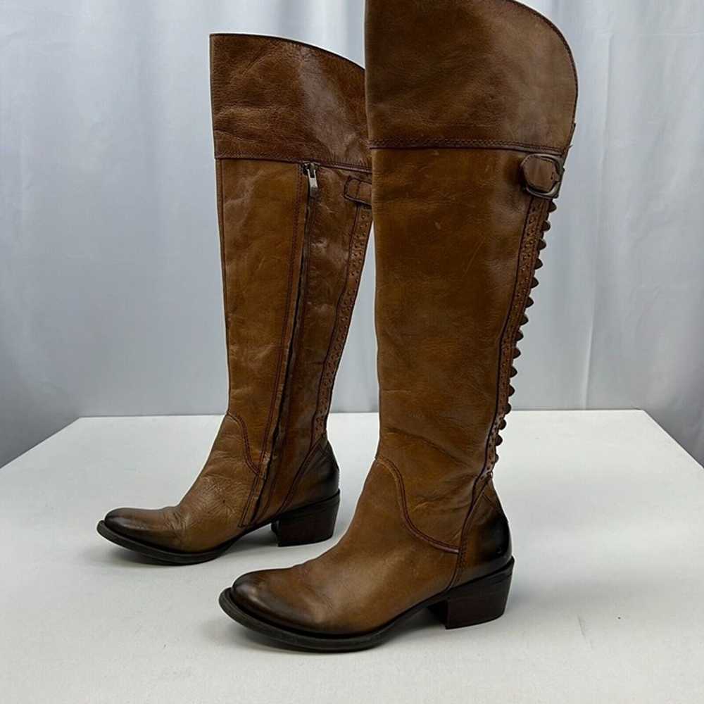 Vince Camuto Womens VC Bollo Brown Leather Over T… - image 3