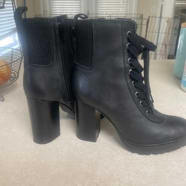Steve Madden Leather Latch Booties - image 1