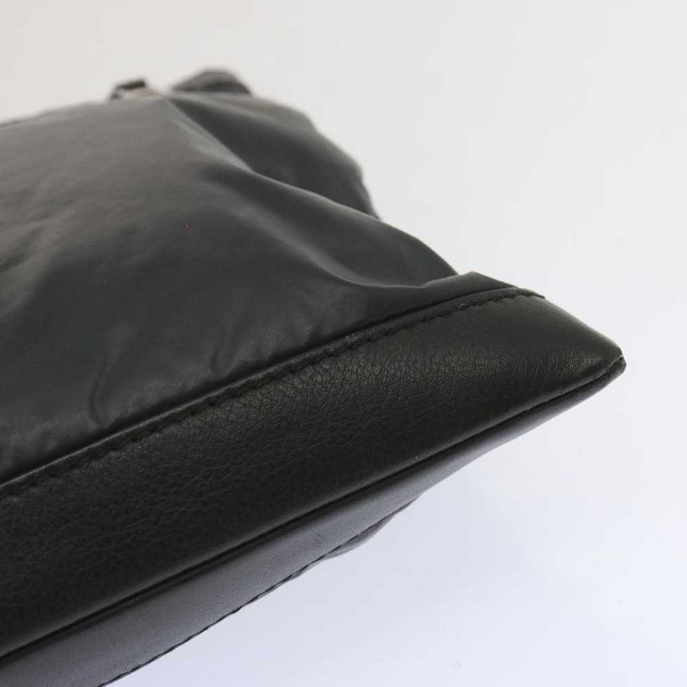 Balenciaga BALENCIAGA Clutch Bag Leather Nylon Bl… - image 8