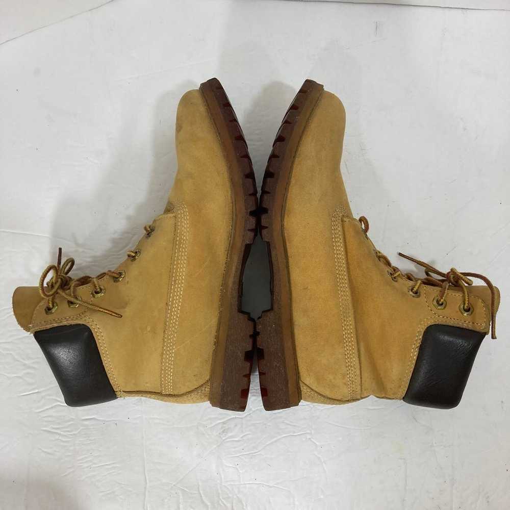 Timberland womens tan leather boots, Size 7 lace … - image 5