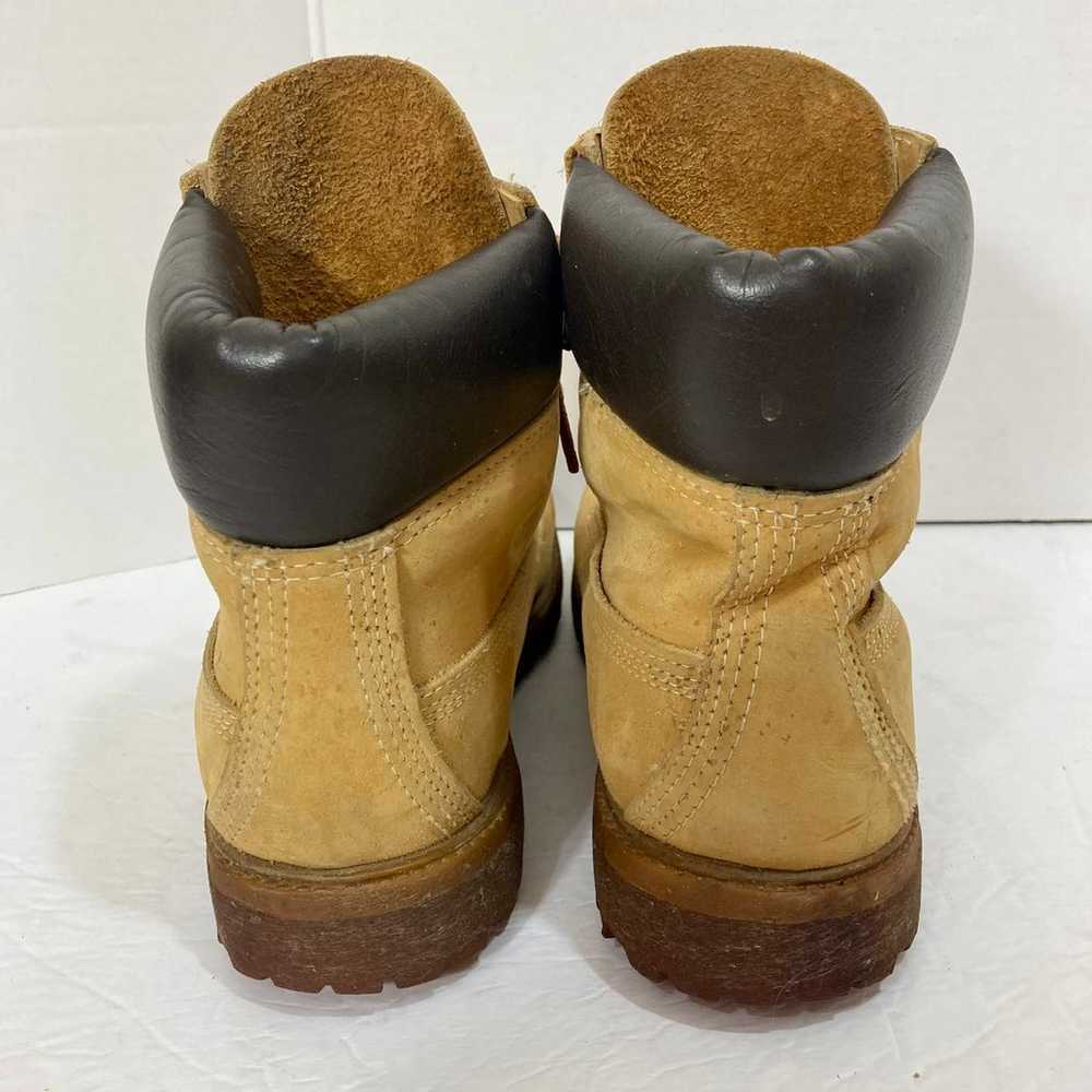 Timberland womens tan leather boots, Size 7 lace … - image 7