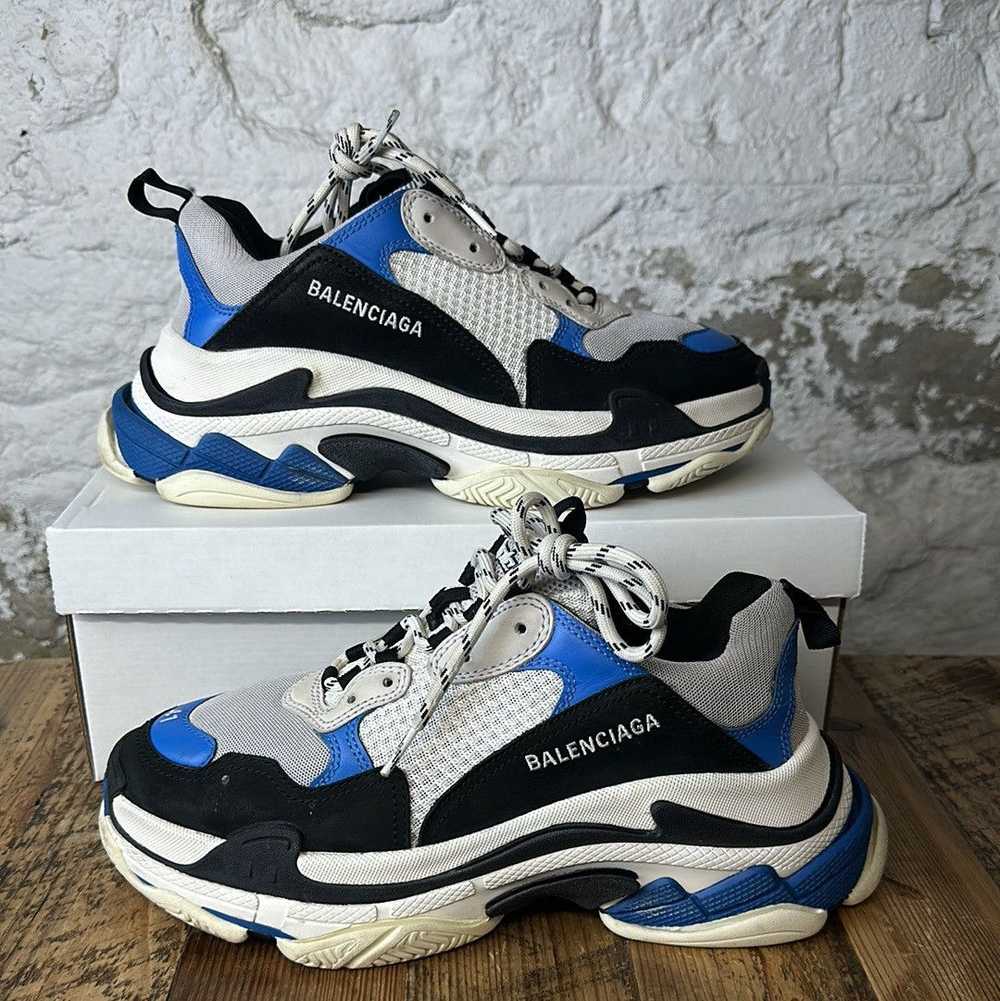 Balenciaga Balenciaga Triple S Black Grey Blue Sn… - image 1