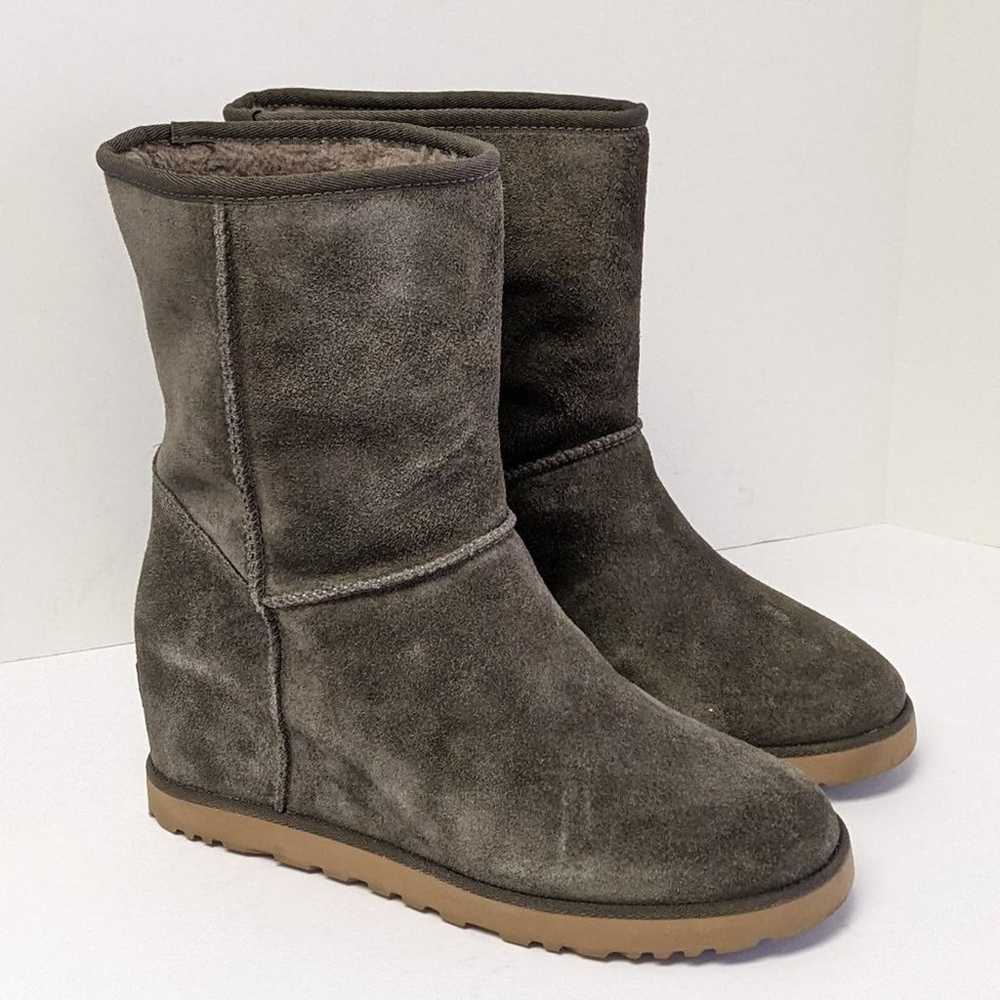 UGG Classic Femme Short Wedge Boots, Slate Suede,… - image 1