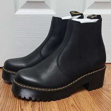Dr. Martens Rometty Platform Chelsea Boots in Blac