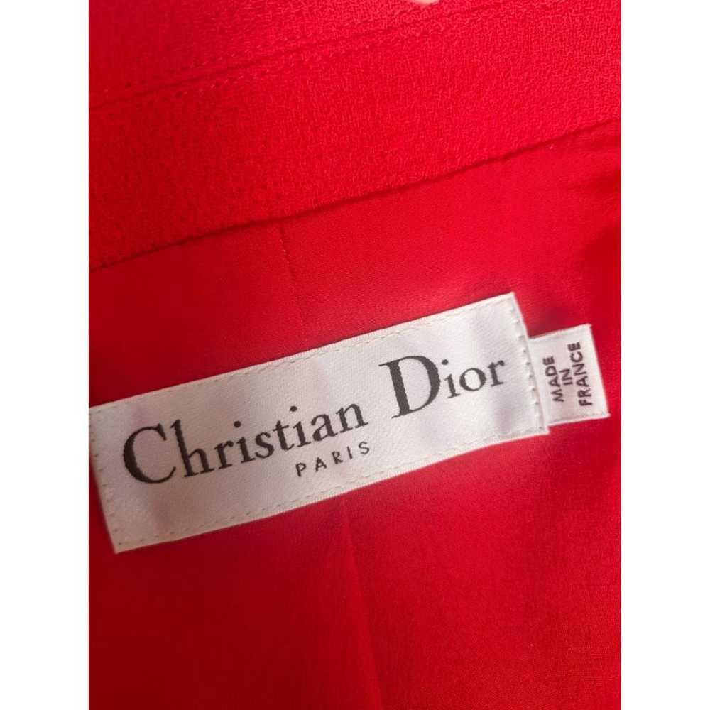 Dior Wool mid-length dress - image 4