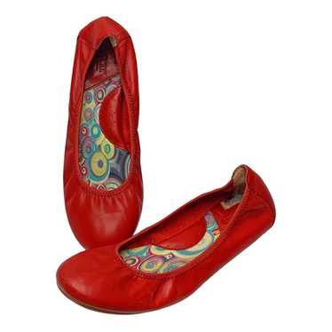 Born Julianne B78205 Red Leather Classic Ballet F… - image 1
