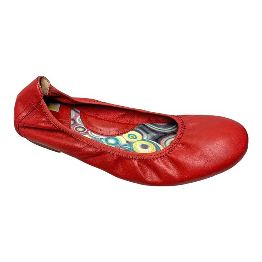 Born Julianne B78205 Red Leather Classic Ballet F… - image 4