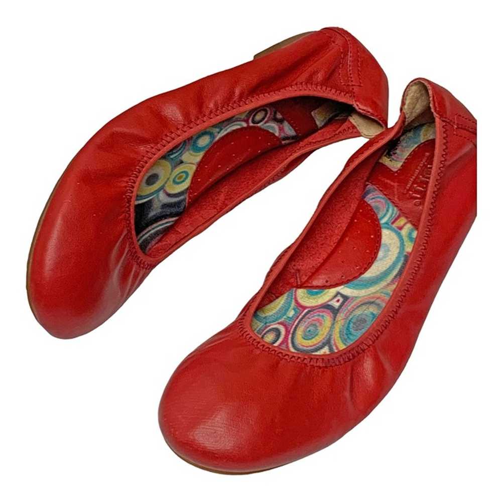 Born Julianne B78205 Red Leather Classic Ballet F… - image 9