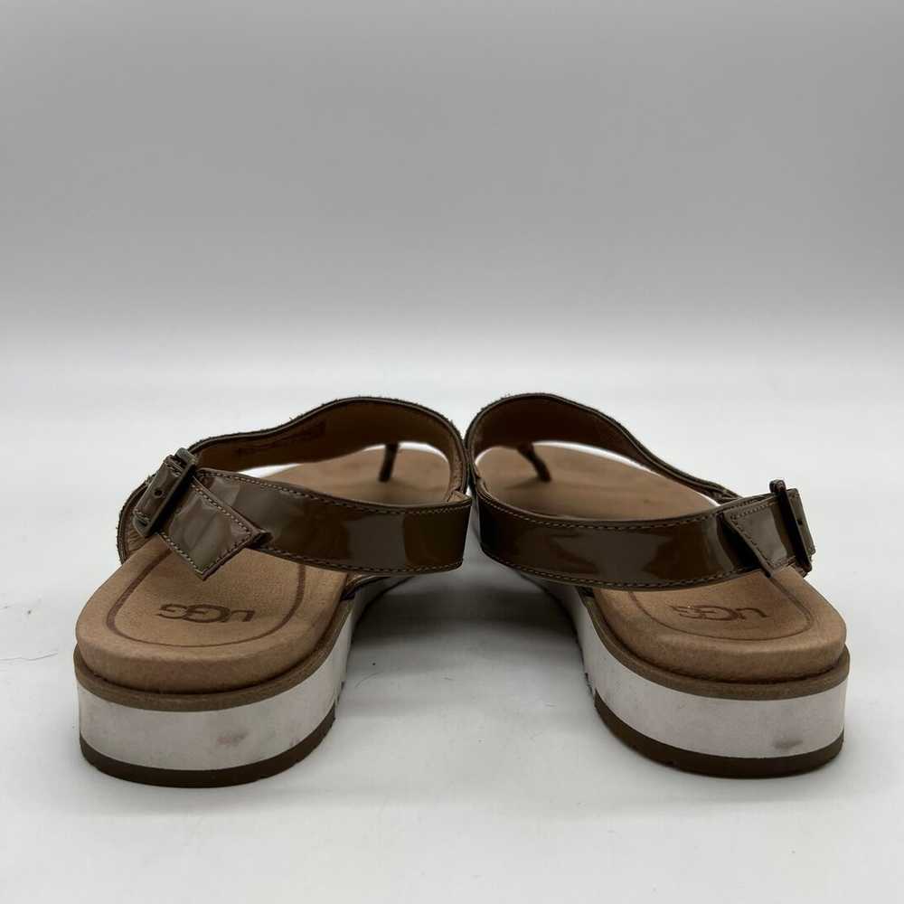 UGG Alessia Coffee Grounds Suede Sandals Women 7US - image 7