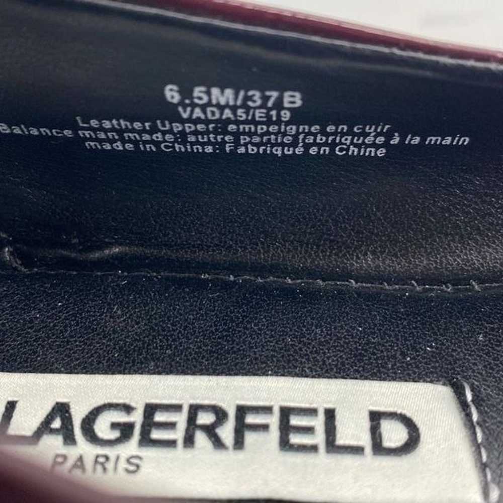 Karl Lagerfeld Paris Veda Ballerina Flats Patent … - image 11