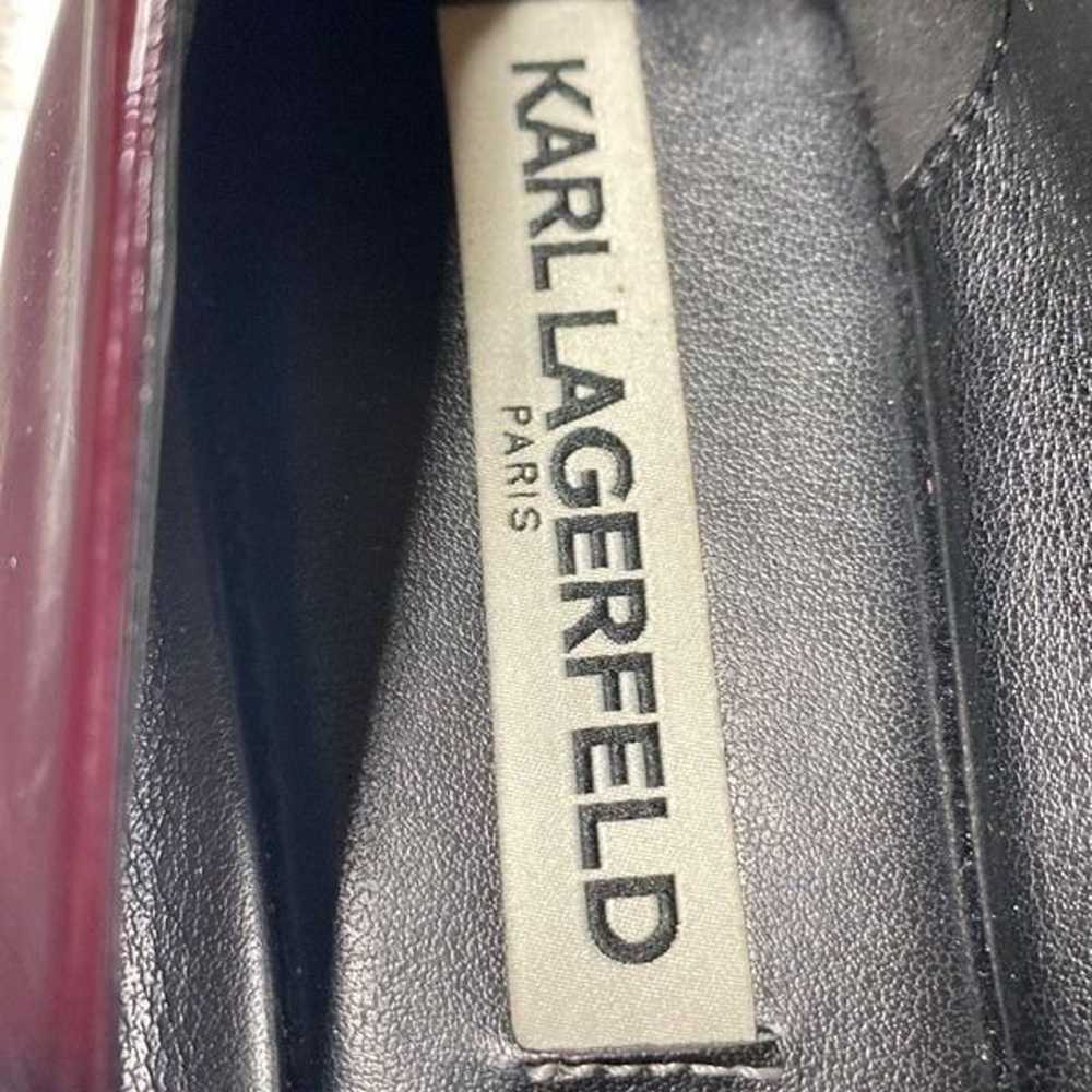 Karl Lagerfeld Paris Veda Ballerina Flats Patent … - image 12