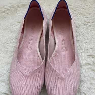 Rothy's The Flat Blush Pink Knit Textile Slip On … - image 1