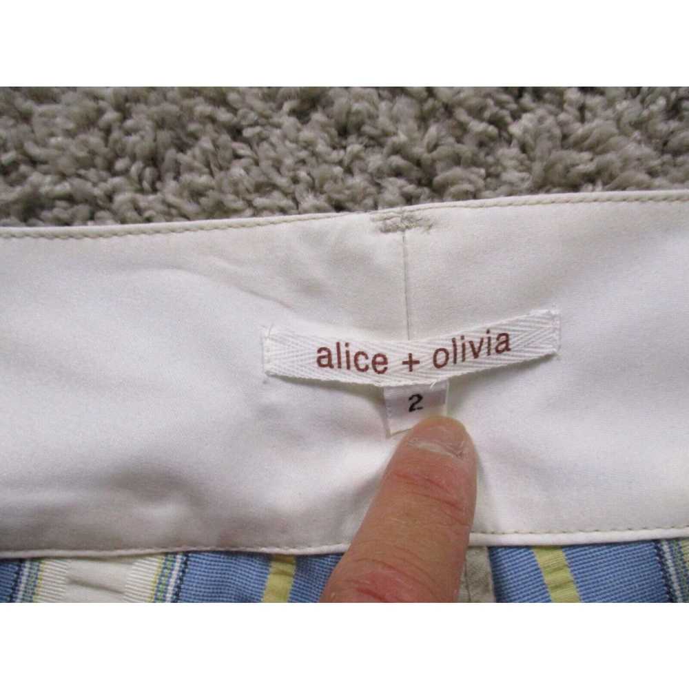 Alice + Olivia Alice + Olivia Pants Womens 2 Blue… - image 3