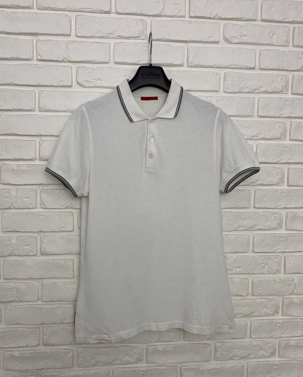 Prada Prada Milano Cotton Polo Shirt Short Sleeve… - image 1