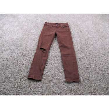 Vintage Mother Jeans Womens 27 Red The Muse Ankle… - image 1