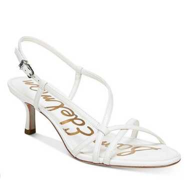 Sam Edelman Judi white strappy kitten heels - image 1