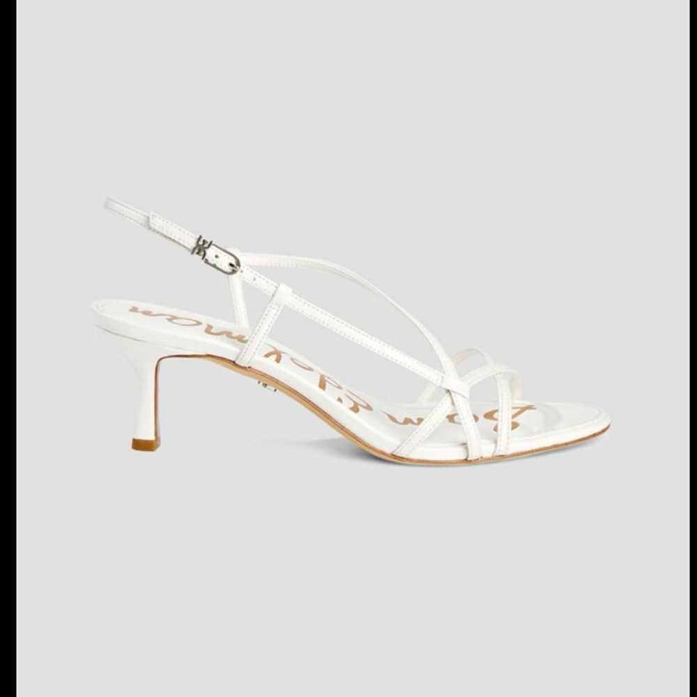 Sam Edelman Judi white strappy kitten heels - image 2