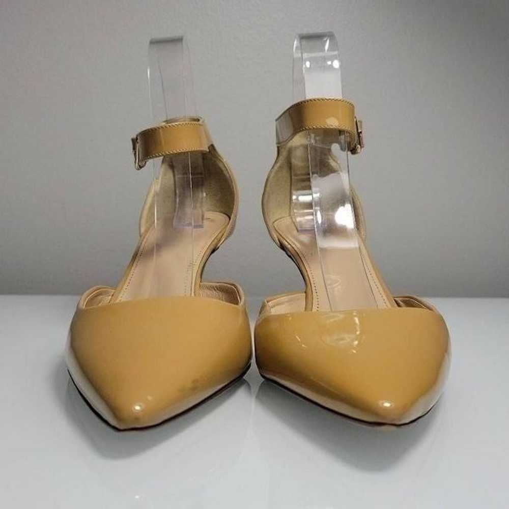 J. Crew Kitten Heel Women Size 9.5 Nude Patent Le… - image 3