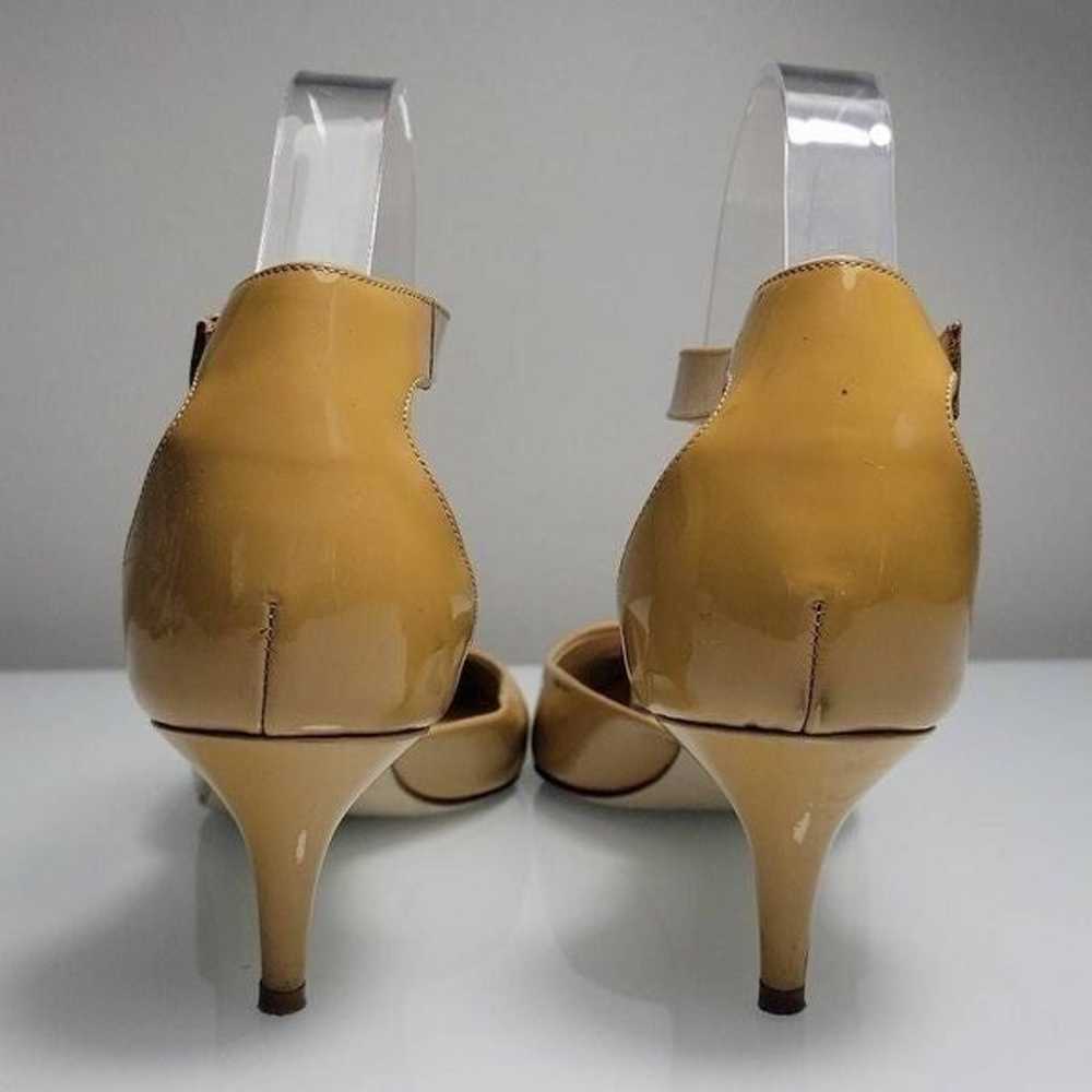 J. Crew Kitten Heel Women Size 9.5 Nude Patent Le… - image 4