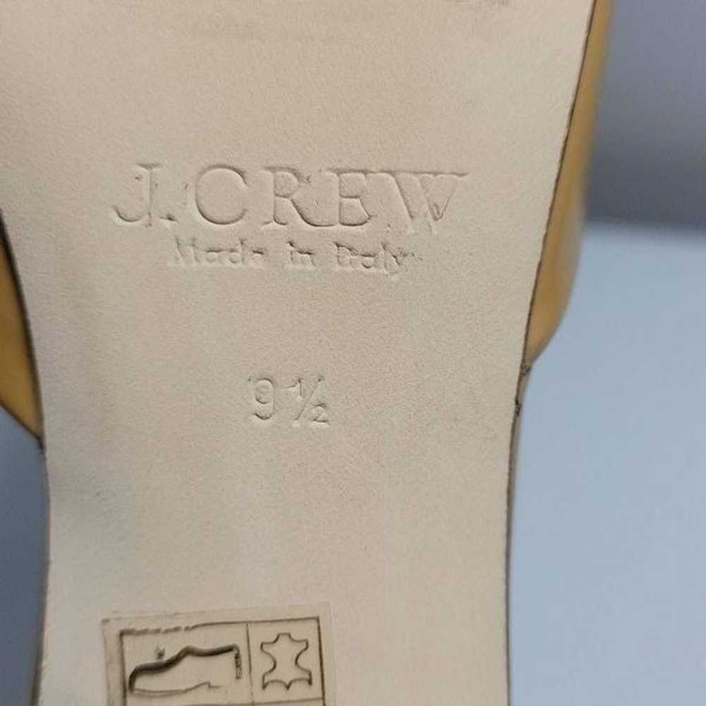 J. Crew Kitten Heel Women Size 9.5 Nude Patent Le… - image 9