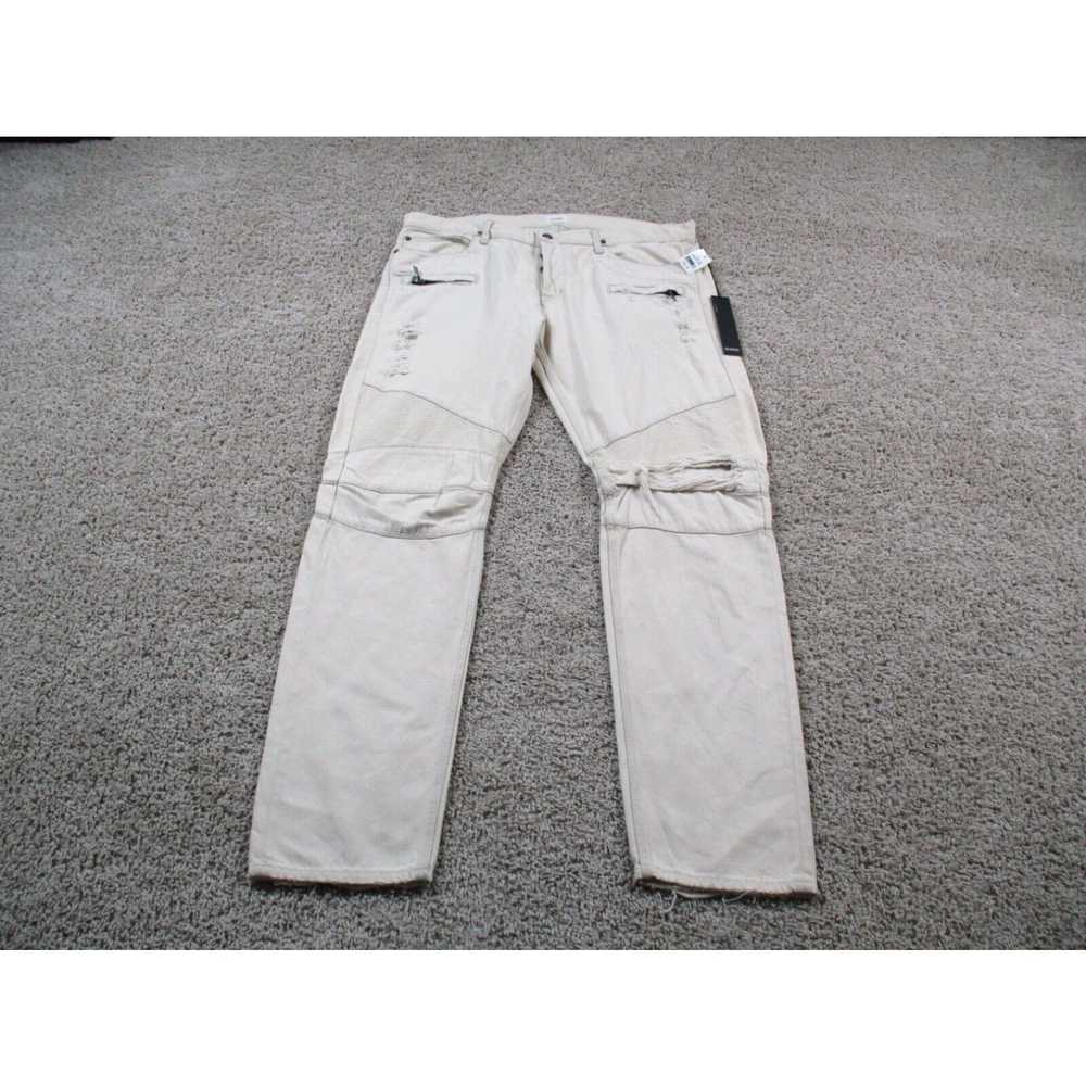 Hudson Hudson Jeans Mens 40 White Cream Blinder S… - image 1