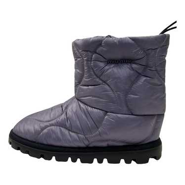 Miu Miu Cloth snow boots - image 1
