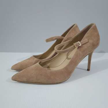 L'Agence Jolie Pointed Toe Pump Heel Shoe Cappuci… - image 1
