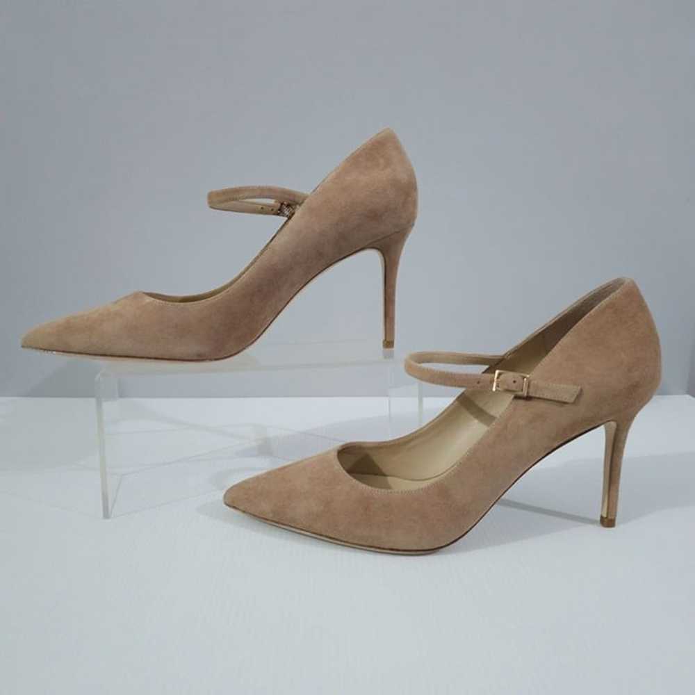 L'Agence Jolie Pointed Toe Pump Heel Shoe Cappuci… - image 2