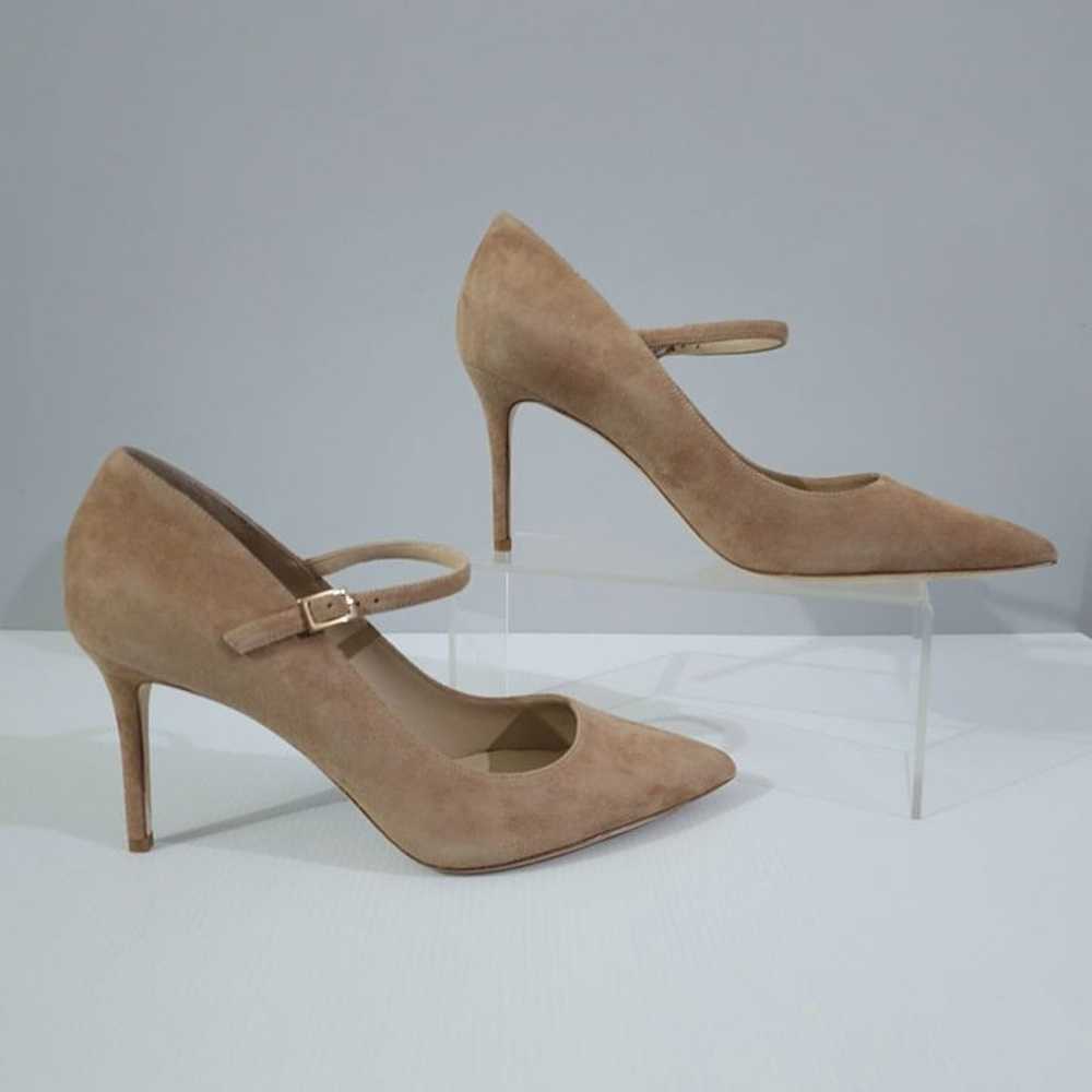 L'Agence Jolie Pointed Toe Pump Heel Shoe Cappuci… - image 3