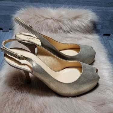 Giuseppe Zanotti Gold Heel pump shoes