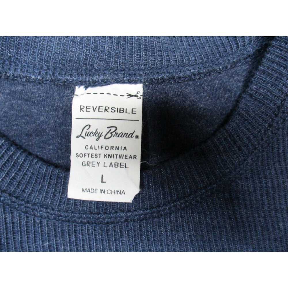 Lucky Brand Lucky Brand Sweater Mens Large Blue C… - image 2