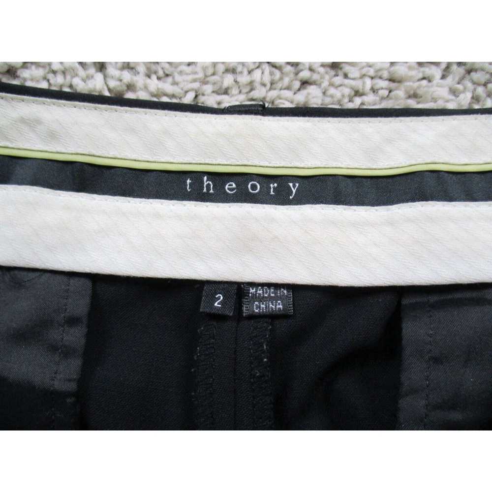 Theory Theory Pants Womens 2 Black Dress Pant Wid… - image 3